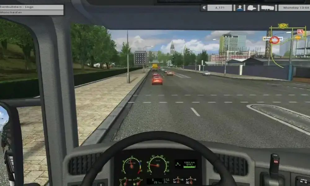 Euro Truck Simulator Jogos para PC Fraco