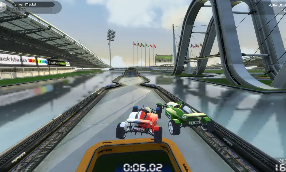 TrackMania Nations Forever Jogos para PC Fraco