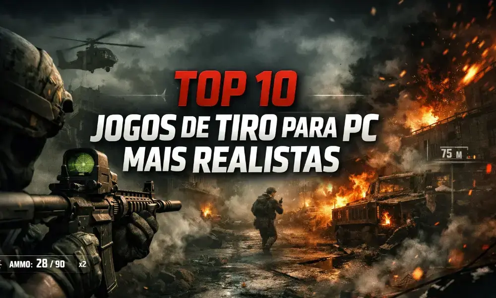 Top 10 jogos de tiro para PC mais realistas
