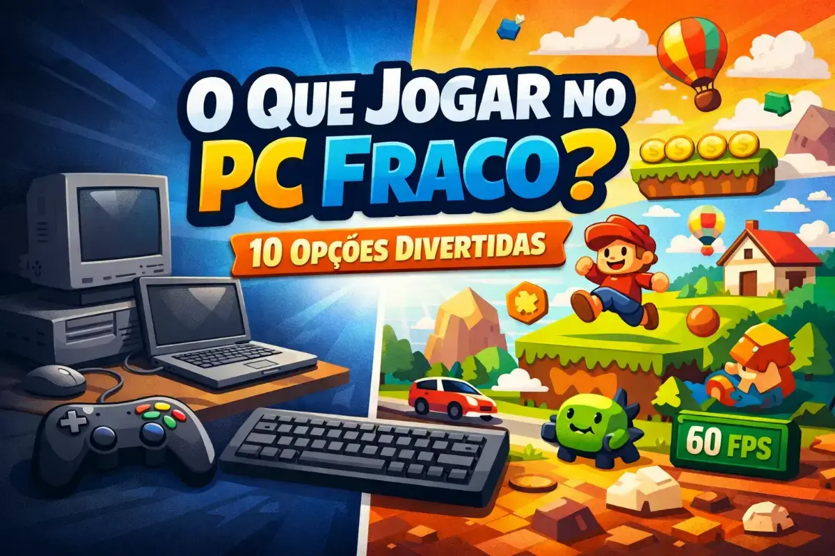 O que jogar no PC fraco? 10 Opções que você vai amar