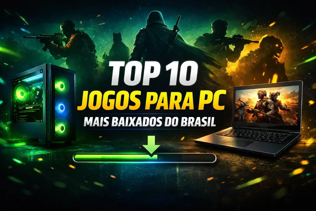 Top 10 jogos para PC mais baixados do Brasil