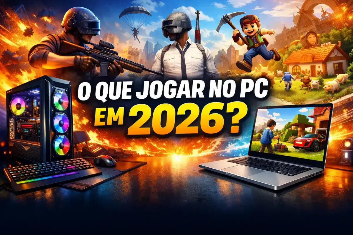 O que jogar no PC em 2026?
