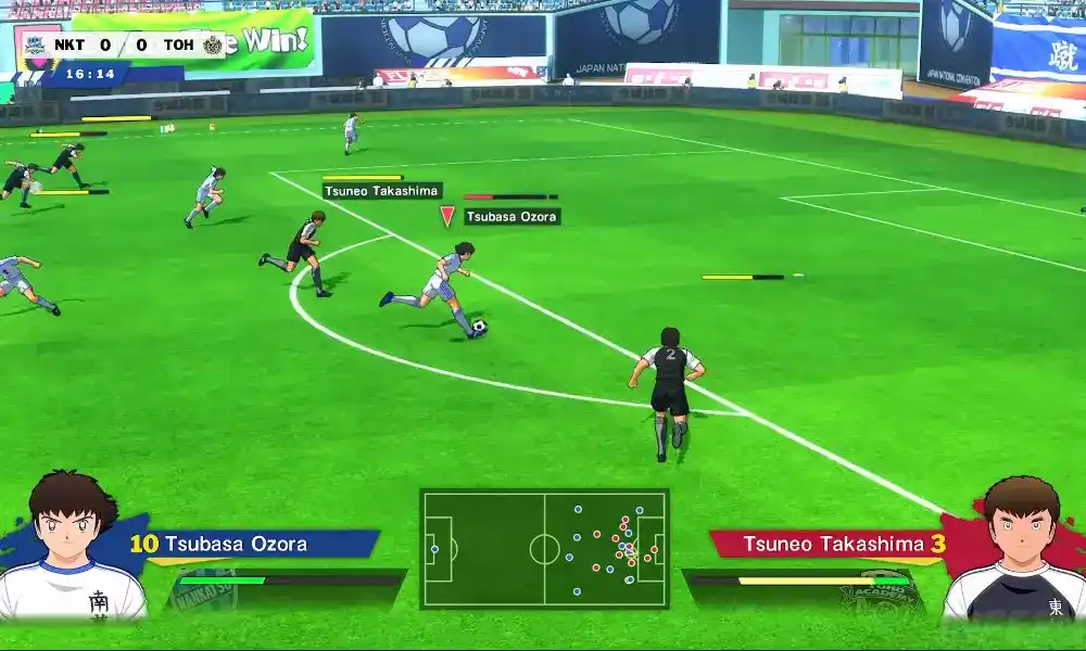 Melhores jogos de futebol para PC: Captain Tsubasa: Rise of New Champions
