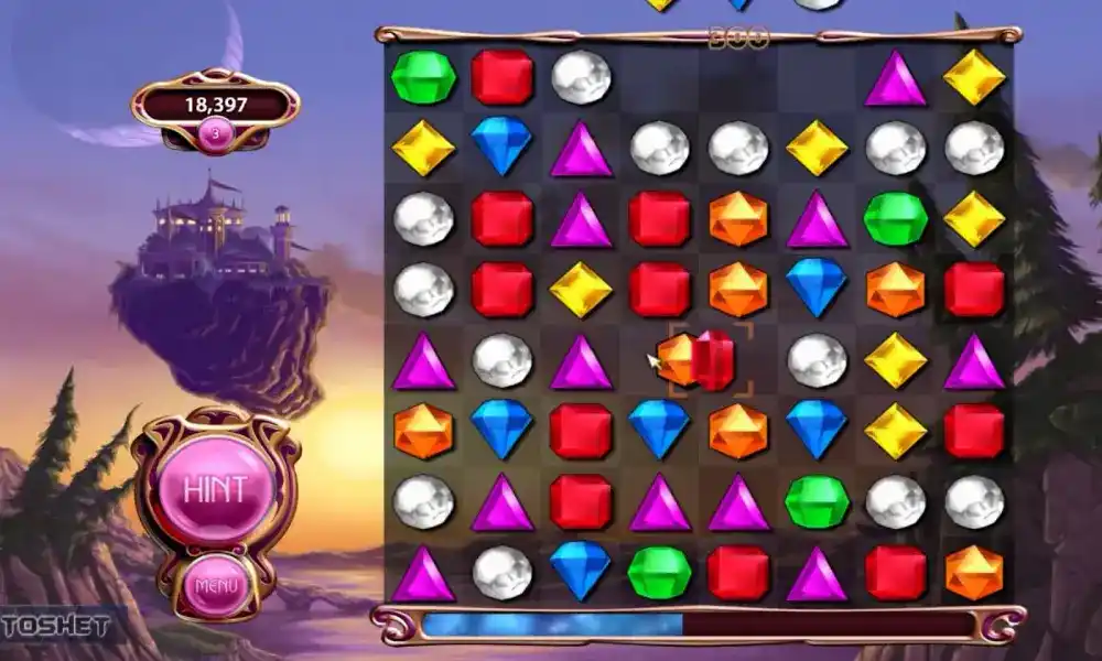 Melhores jogos para idosos no PC: Bejeweled 3