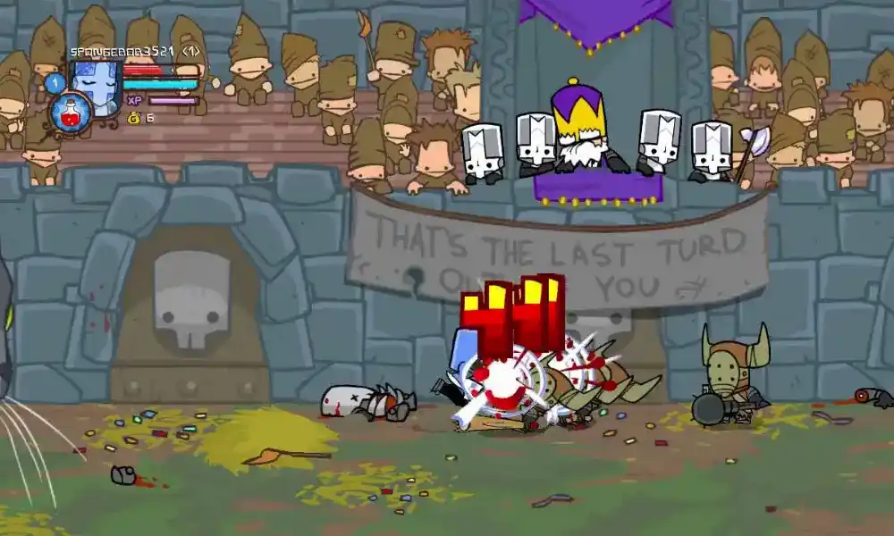 Jogos coop local de PC: Castle Crashers