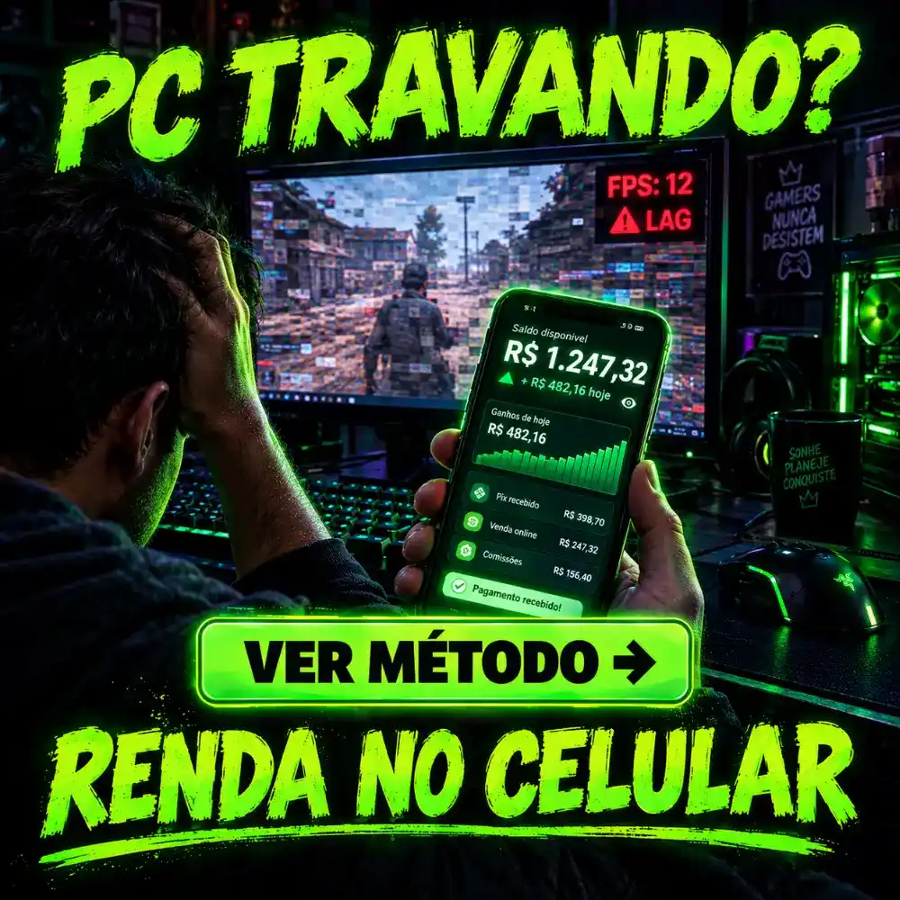 PC travando? Veja como usar IA e celular para gerar renda